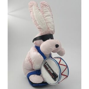1993 Energizer Bunny Plush 18 Inch Pink Drum Mascot Advertising Toy VTG